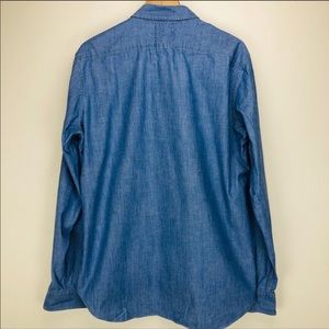 Men’s large Bonobos denim shirt (long and tall)